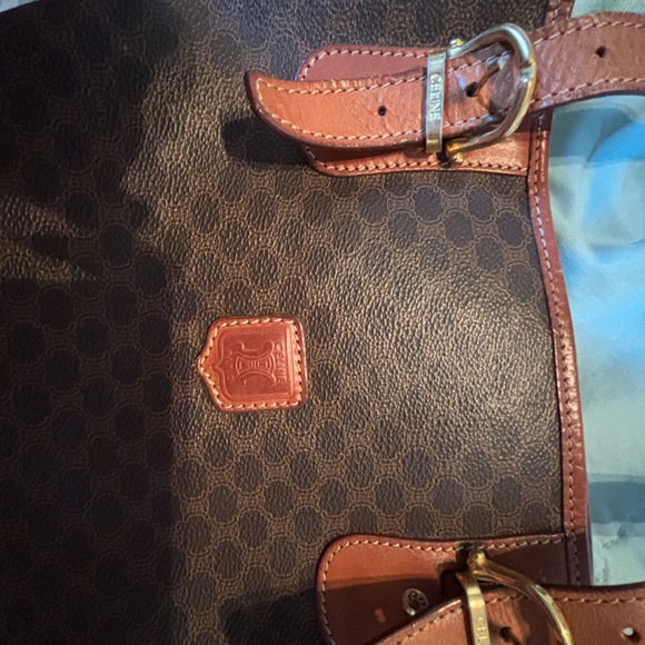 Authentic Vintage CELINE Macadam Bucket Tote Bag - Very Good Condition - Picture 9 of 10